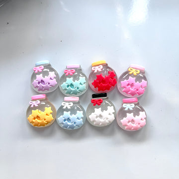 Star Bottle Resin Charms